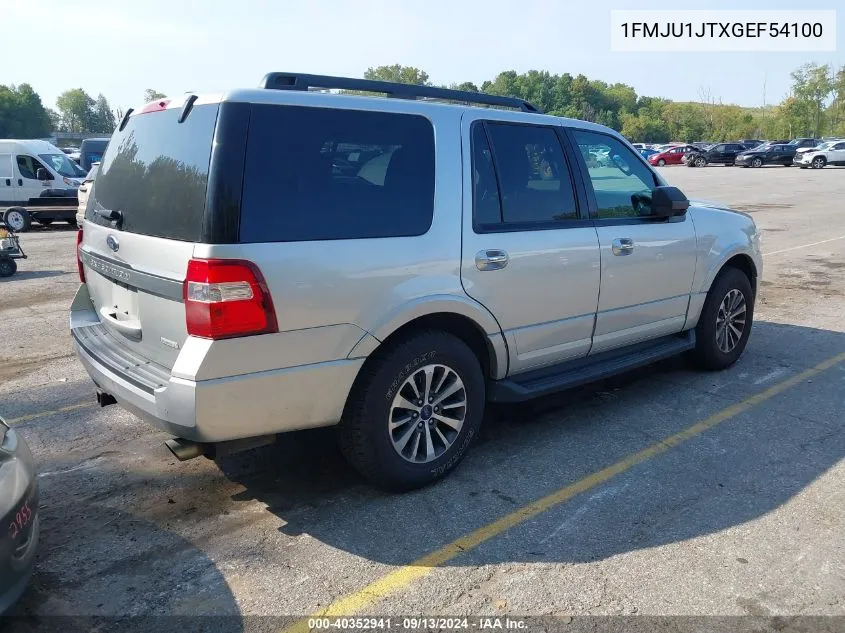 2016 Ford Expedition Xlt VIN: 1FMJU1JTXGEF54100 Lot: 40352941