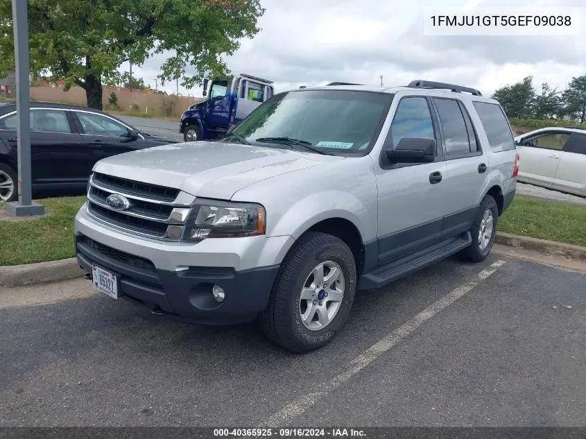 2016 Ford Expedition Xl VIN: 1FMJU1GT5GEF09038 Lot: 40365925