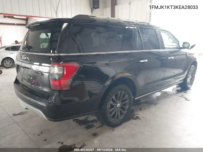 1FMJK1KT3KEA28033 2019 Ford Expedition Max Limited