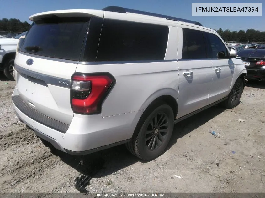 2020 Ford Expedition Limited Max VIN: 1FMJK2AT8LEA47394 Lot: 40367207