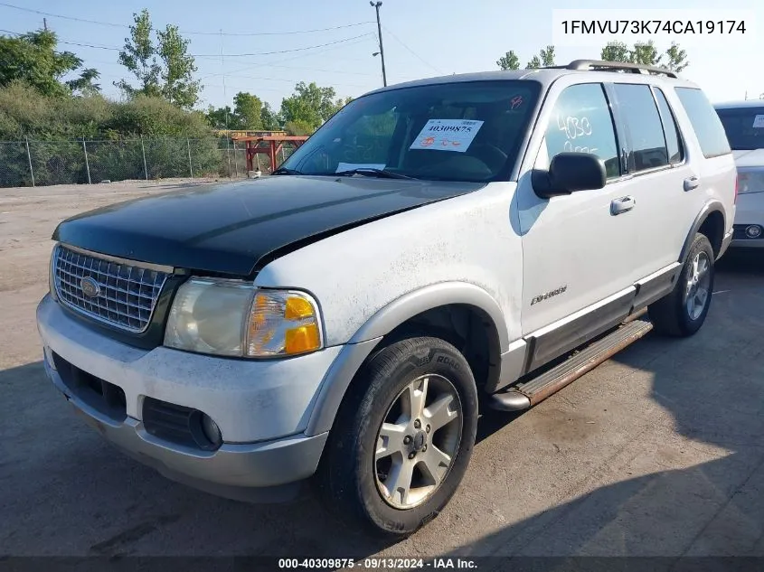 2004 Ford Explorer VIN: 1FMVU73K74CA19174 Lot: 40309875