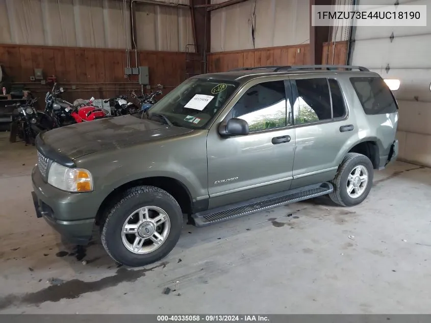 2004 Ford Explorer Xlt/Xlt Sport/Nbx VIN: 1FMZU73E44UC18190 Lot: 40335058