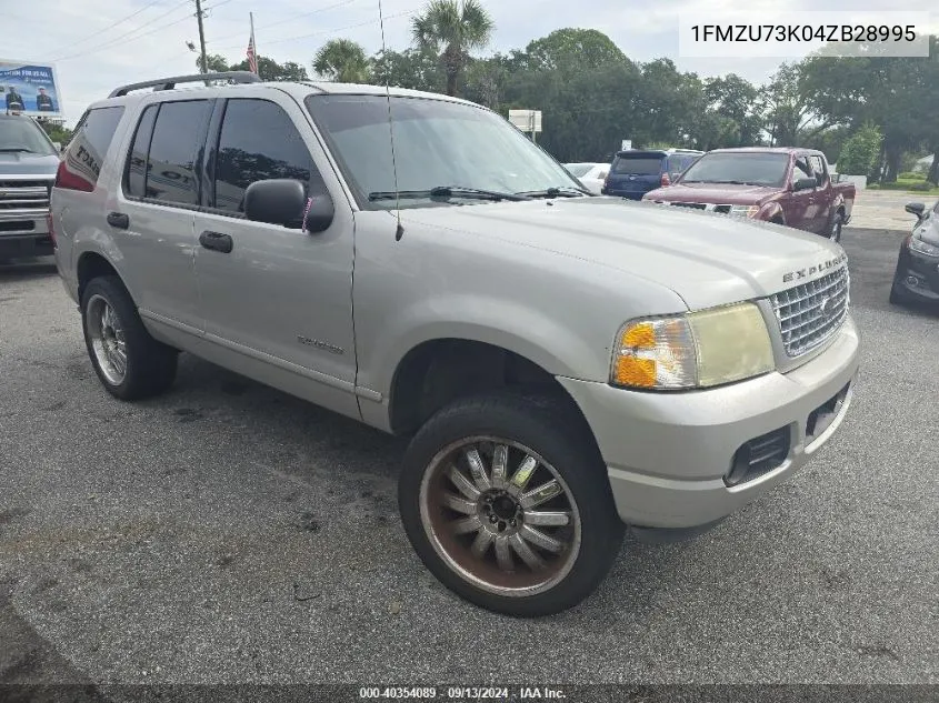 2004 Ford Explorer VIN: 1FMZU73K04ZB28995 Lot: 40354089