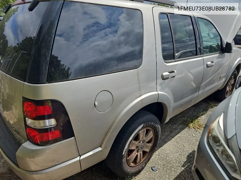 2008 Ford Explorer Xlt VIN: 1FMEU73E08UB28782 Lot: 40364398