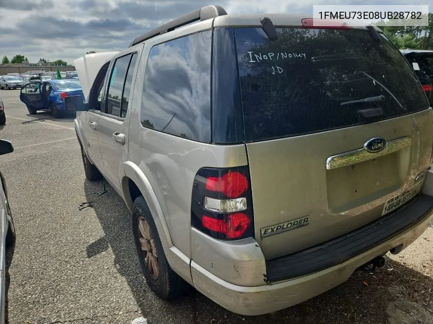 2008 Ford Explorer Xlt VIN: 1FMEU73E08UB28782 Lot: 40364398