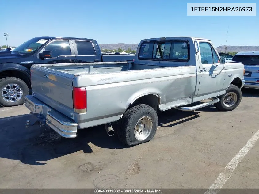 1FTEF15N2HPA26973 1987 Ford F150