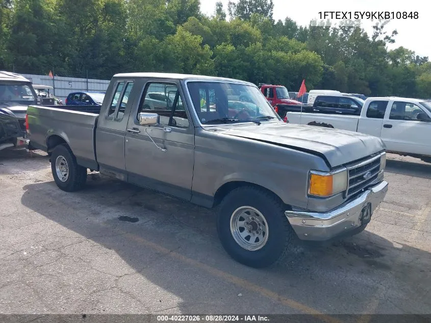 1FTEX15Y9KKB10848 1989 Ford F150