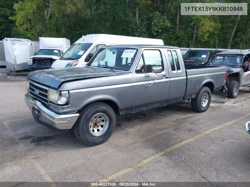 1FTEX15Y9KKB10848 1989 Ford F150