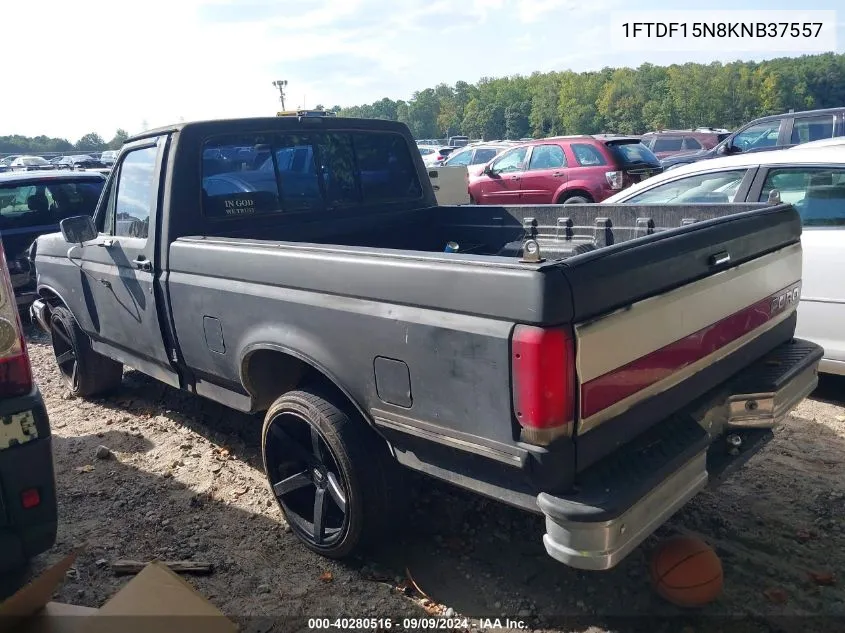 1989 Ford F150 VIN: 1FTDF15N8KNB37557 Lot: 40280516