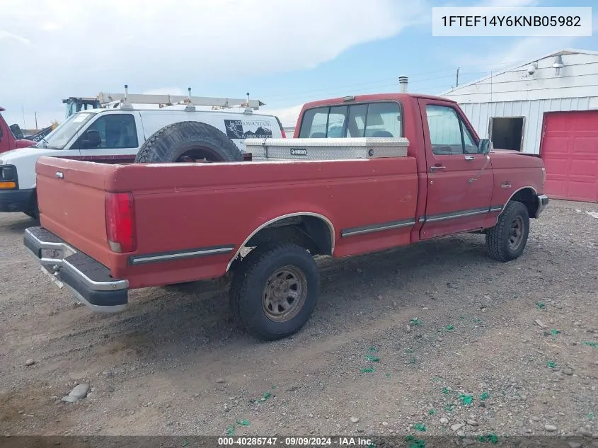 1FTEF14Y6KNB05982 1989 Ford F150