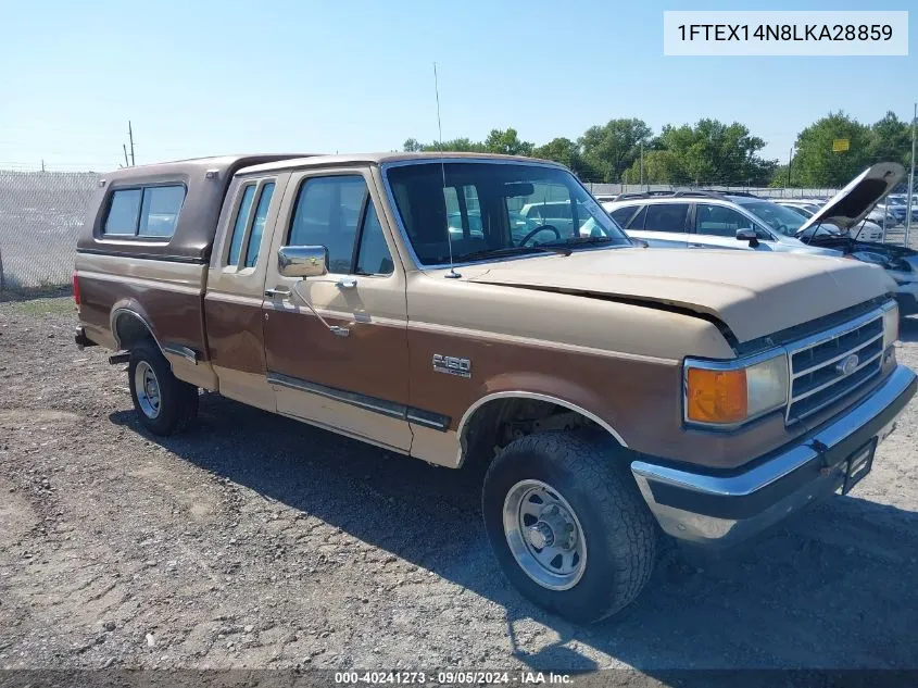 1990 Ford F150 VIN: 1FTEX14N8LKA28859 Lot: 40241273