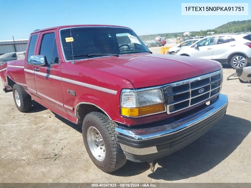 1FTEX15N0PKA91751 1993 Ford F150