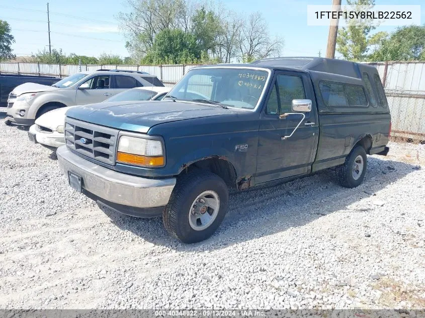 1994 Ford F150 VIN: 1FTEF15Y8RLB22562 Lot: 40348822