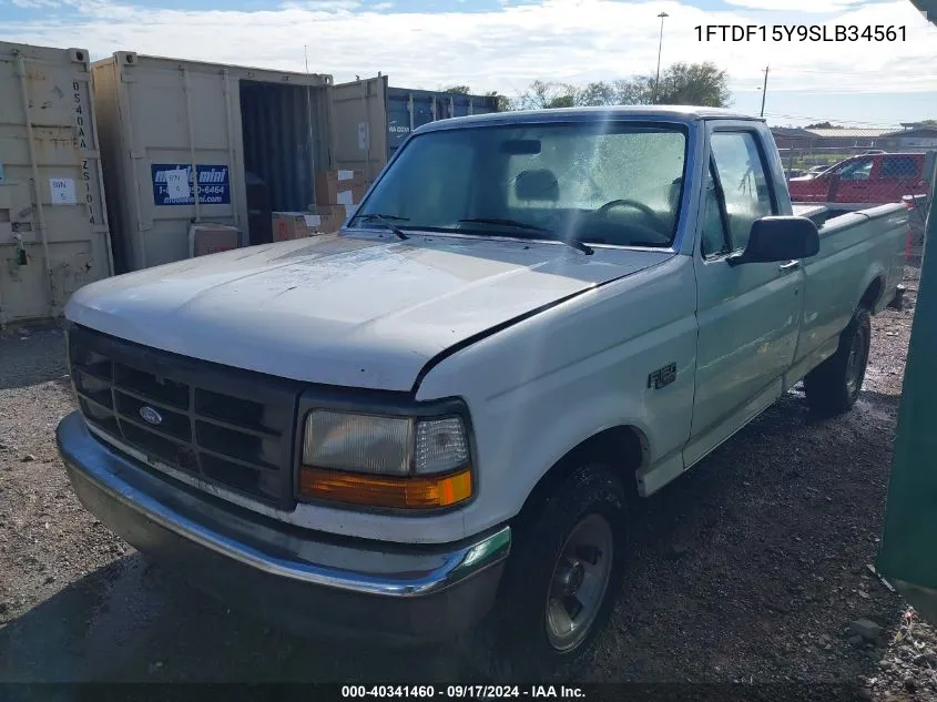 1995 Ford F150 VIN: 1FTDF15Y9SLB34561 Lot: 40341460