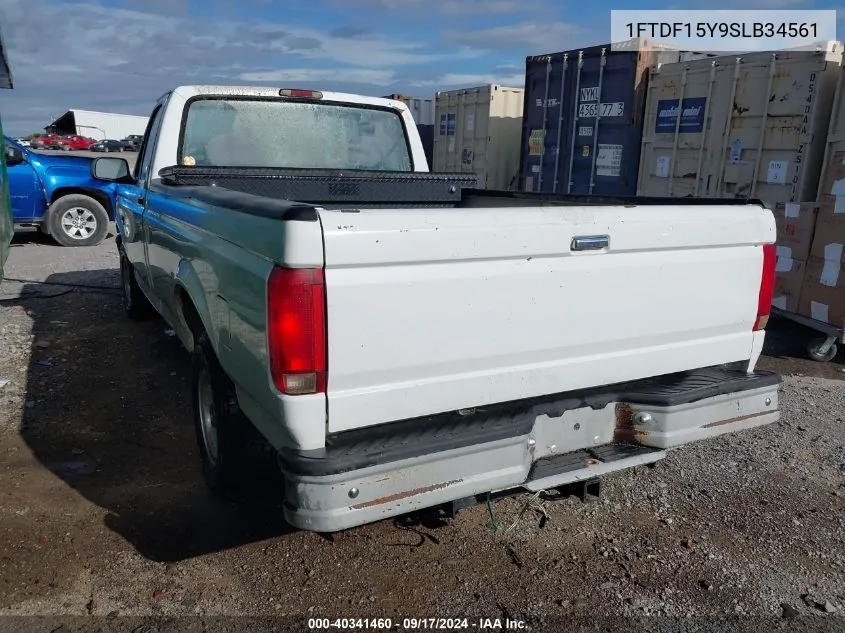 1995 Ford F150 VIN: 1FTDF15Y9SLB34561 Lot: 40341460