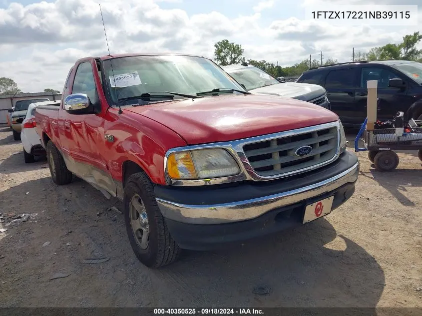 2001 Ford F-150 VIN: 1FTZX17221NB39115 Lot: 40350525