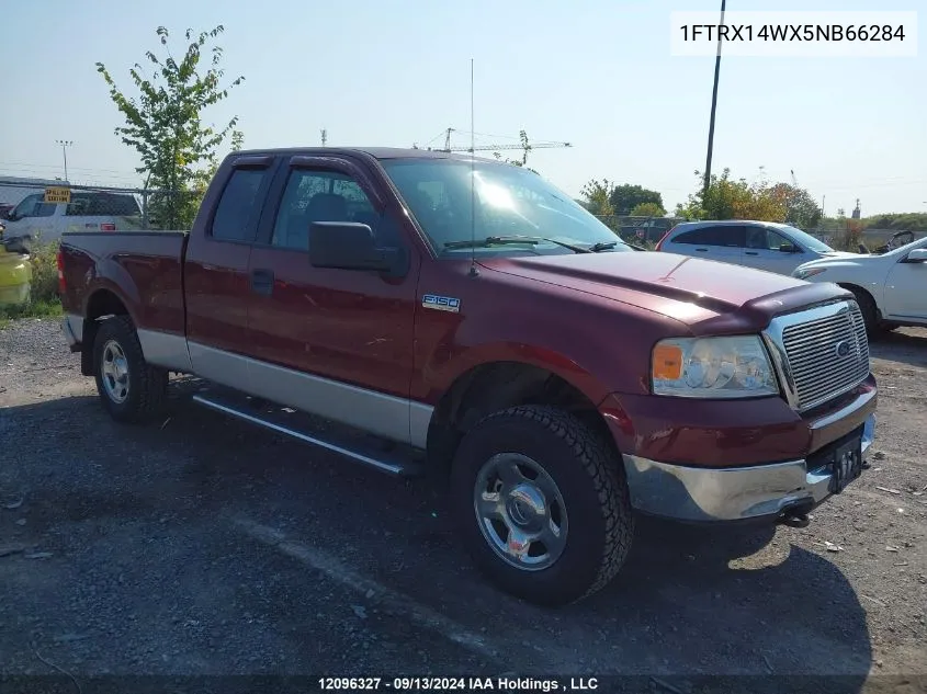 2005 Ford F150 VIN: 1FTRX14WX5NB66284 Lot: 12096327