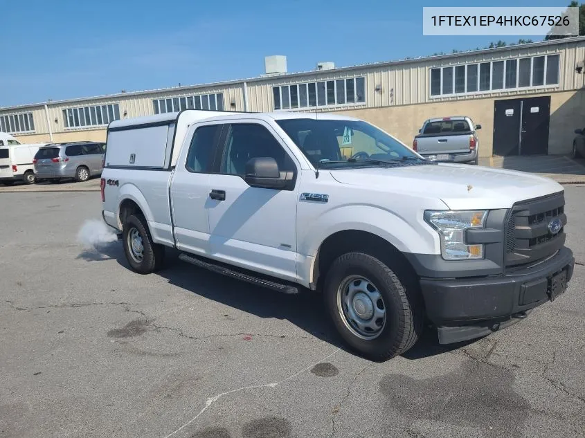 2017 Ford F150 Super Cab VIN: 1FTEX1EP4HKC67526 Lot: 40363892