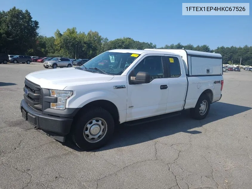 1FTEX1EP4HKC67526 2017 Ford F150 Super Cab