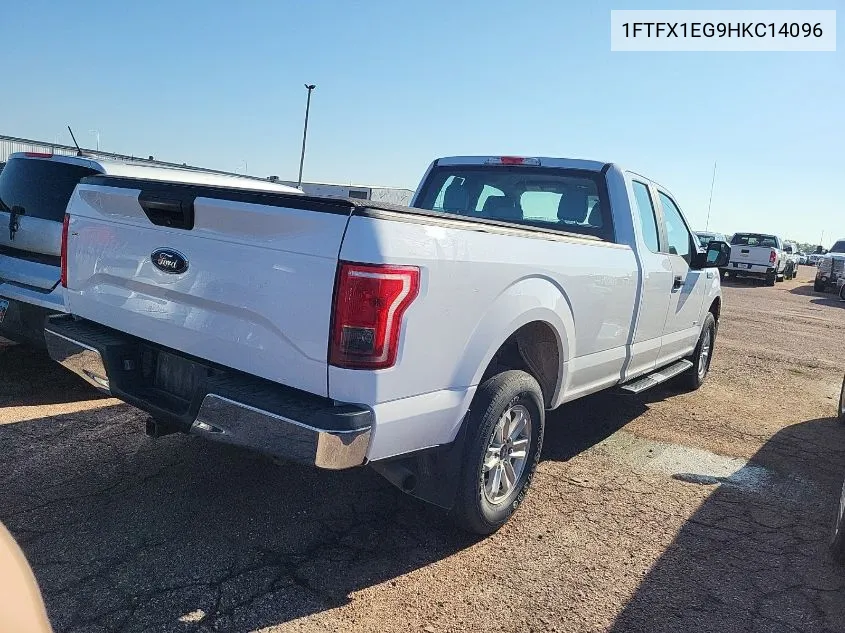 2017 Ford F150 Super Cab VIN: 1FTFX1EG9HKC14096 Lot: 40367327