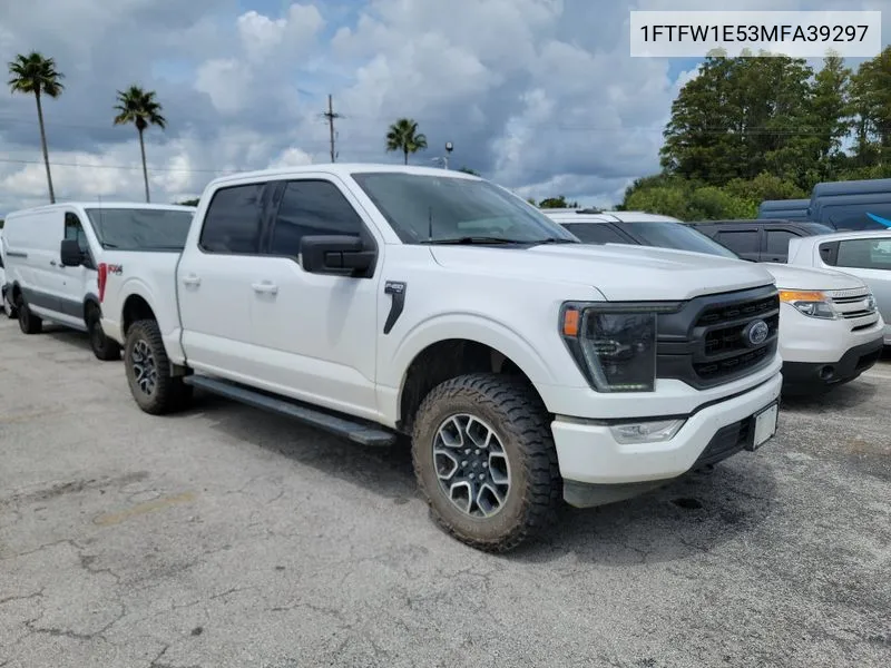 2021 Ford F150 Supercrew VIN: 1FTFW1E53MFA39297 Lot: 40363532