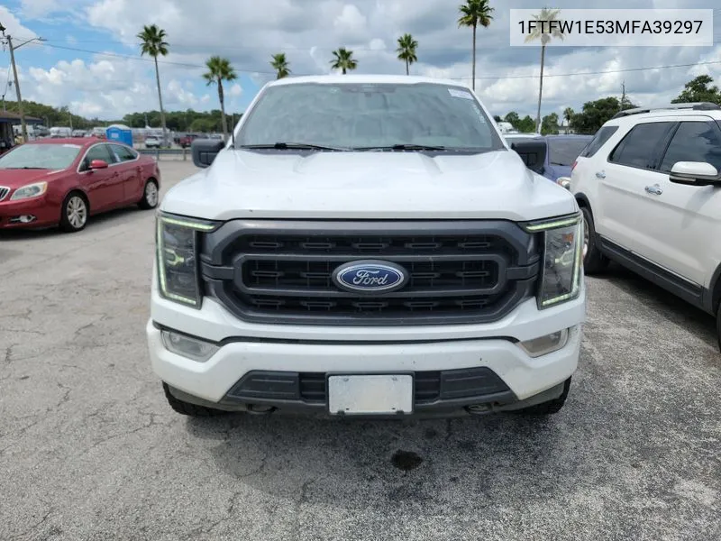 2021 Ford F150 Supercrew VIN: 1FTFW1E53MFA39297 Lot: 40363532