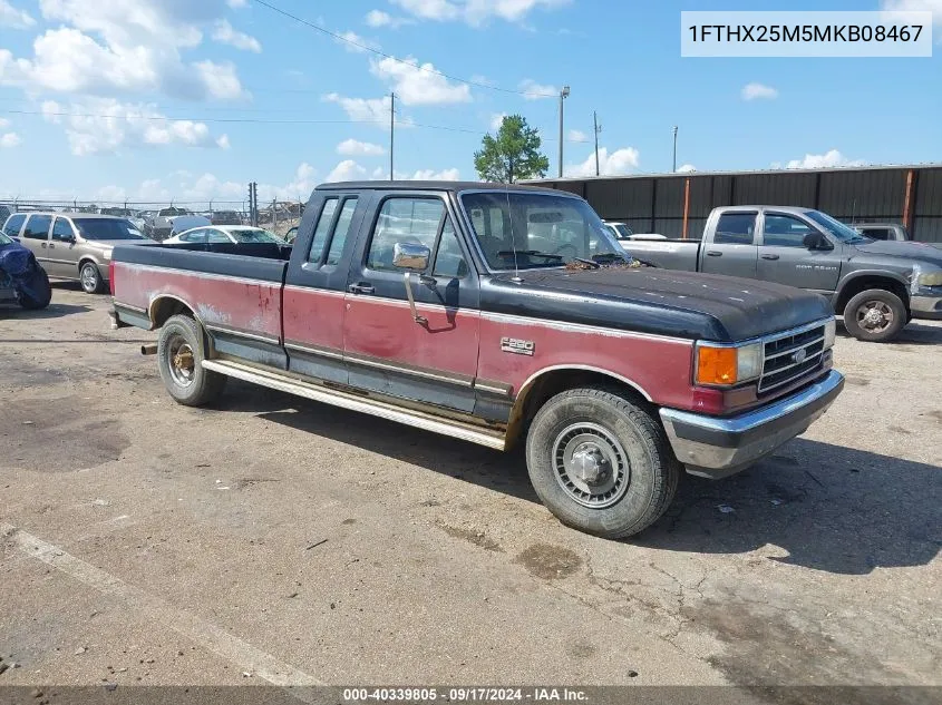 1991 Ford F250 VIN: 1FTHX25M5MKB08467 Lot: 40339805