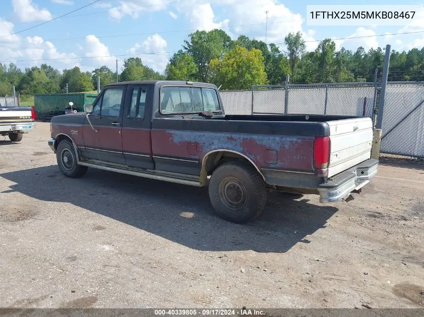 1991 Ford F250 VIN: 1FTHX25M5MKB08467 Lot: 40339805