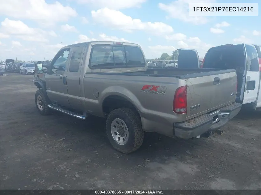 2006 Ford Super Duty F-250 Lariat/Xl/Xlt VIN: 1FTSX21P76EC14216 Lot: 40378865