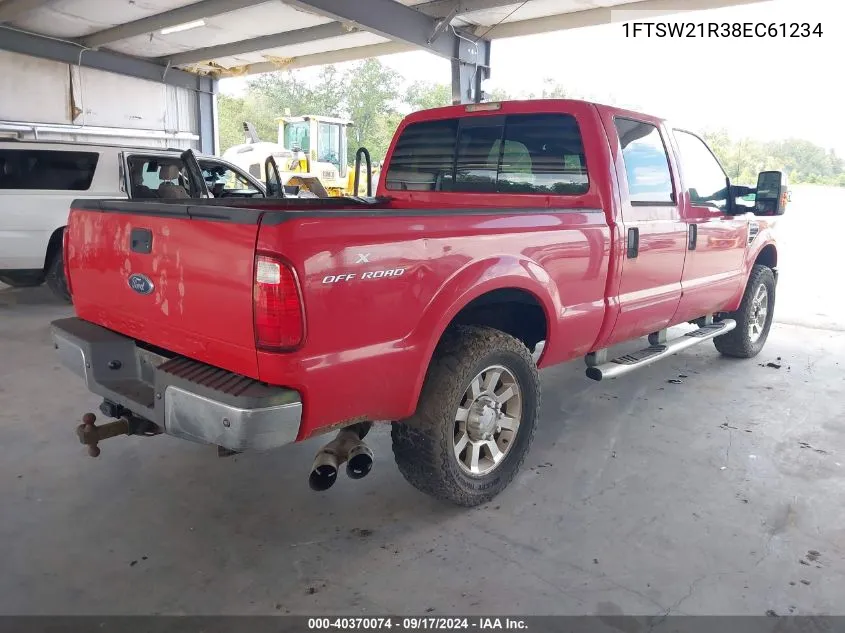 2008 Ford F-250 Fx4/Harley-Davidson/King Ranch/Lariat/Xl/Xlt VIN: 1FTSW21R38EC61234 Lot: 40370074