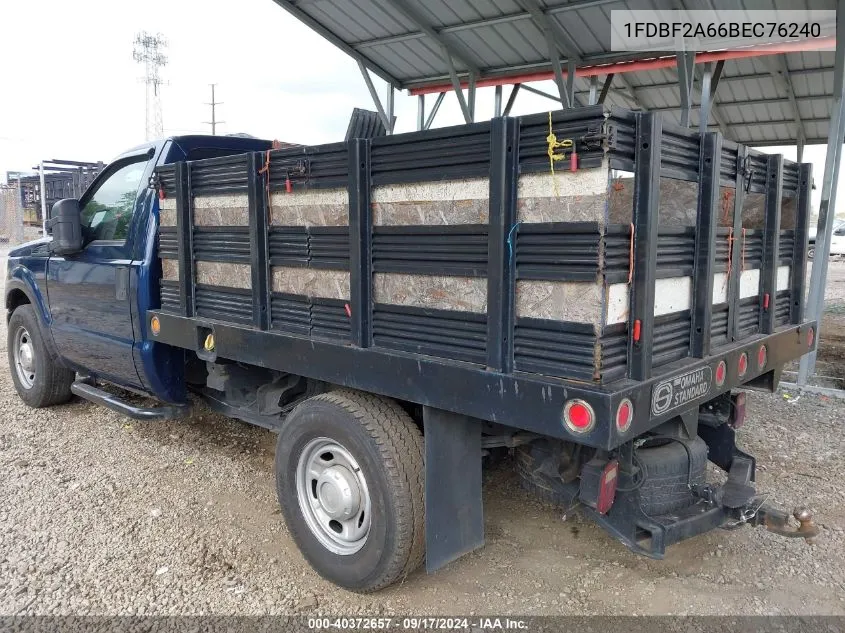 2011 Ford F-250 Xl VIN: 1FDBF2A66BEC76240 Lot: 40372657