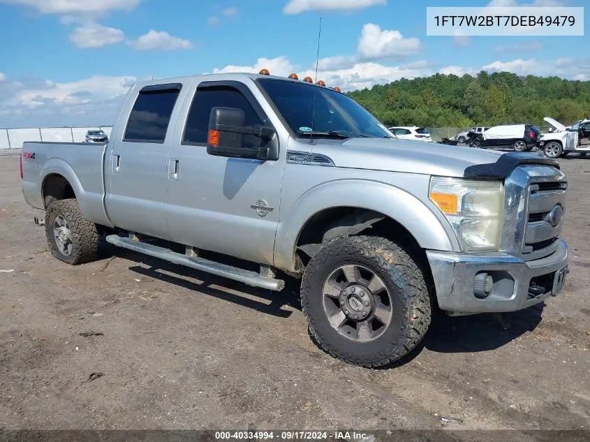 2013 Ford F-250 Lariat VIN: 1FT7W2BT7DEB49479 Lot: 40334994