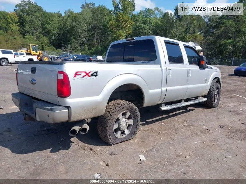 2013 Ford F-250 Lariat VIN: 1FT7W2BT7DEB49479 Lot: 40334994