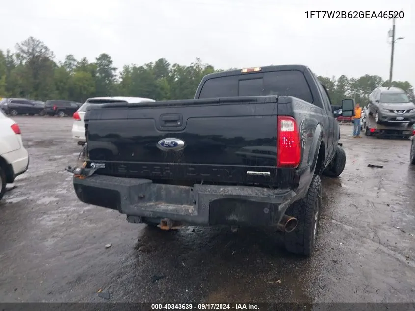 1FT7W2B62GEA46520 2016 Ford F-250 Lariat