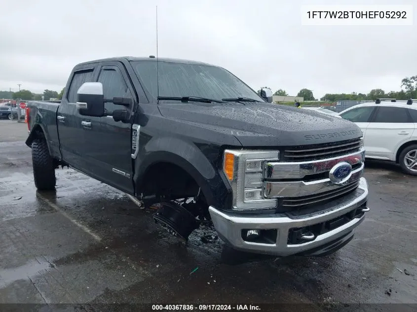 1FT7W2BT0HEF05292 2017 Ford F-250 King Ranch