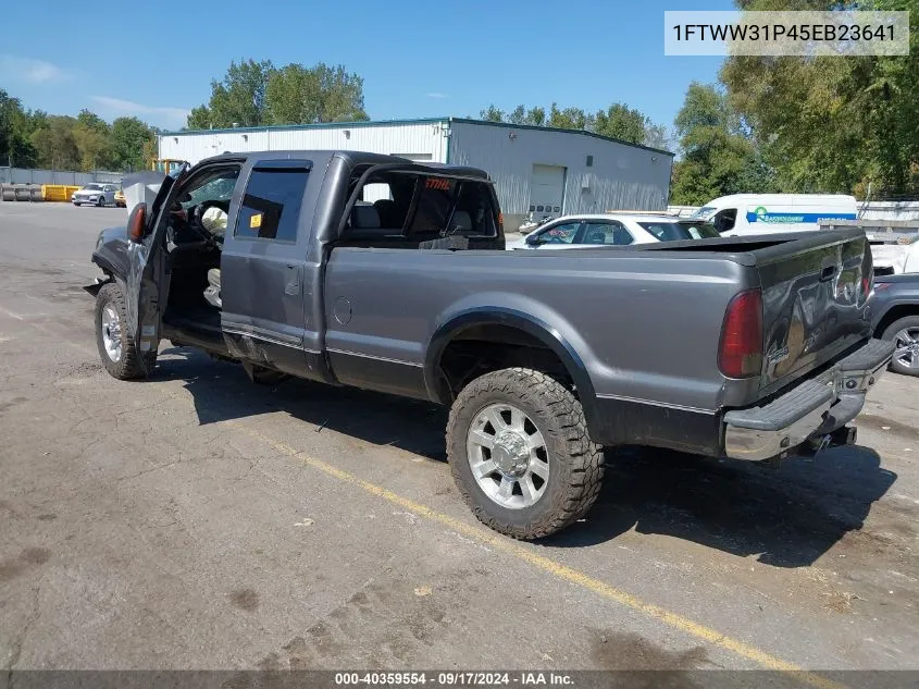 2005 Ford F-350 Lariat/Xl/Xlt VIN: 1FTWW31P45EB23641 Lot: 40359554