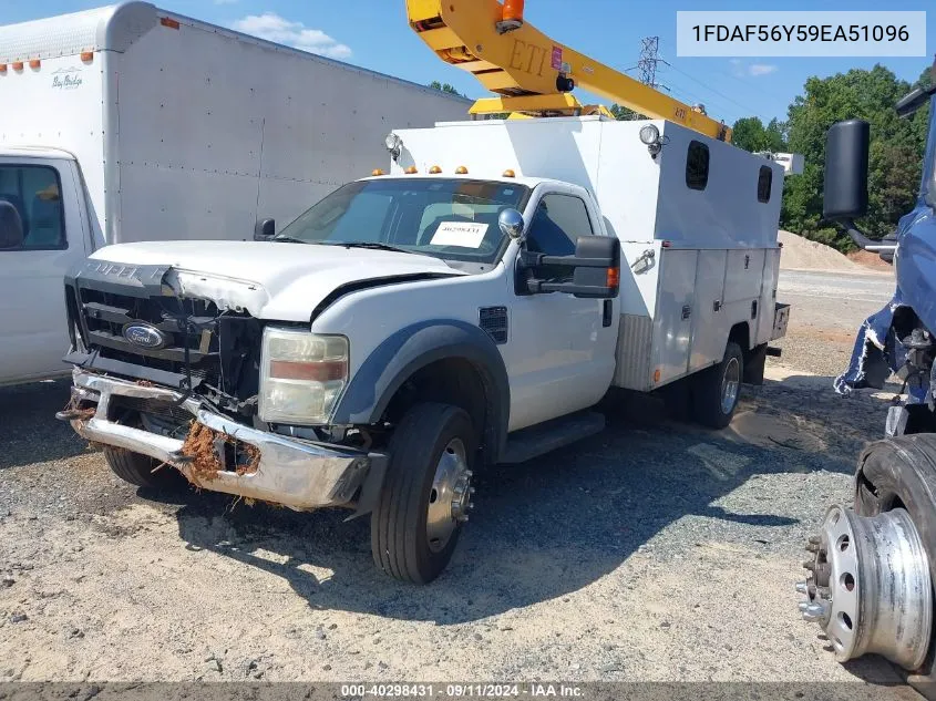 2009 Ford F550 Super Duty VIN: 1FDAF56Y59EA51096 Lot: 40298431