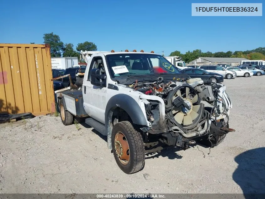 2014 Ford F550 Super Duty VIN: 1FDUF5HT0EEB36324 Lot: 40243839