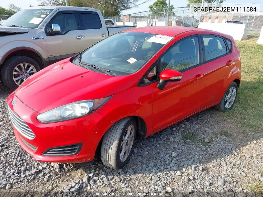 2014 Ford Fiesta Se VIN: 3FADP4EJ2EM111584 Lot: 40285221