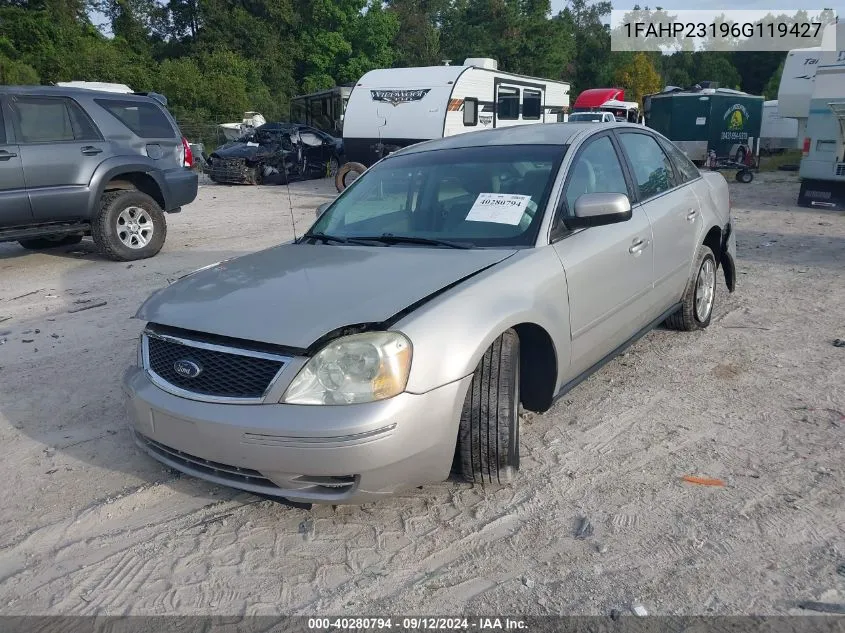 2006 Ford Five Hundred Se VIN: 1FAHP23196G119427 Lot: 40280794