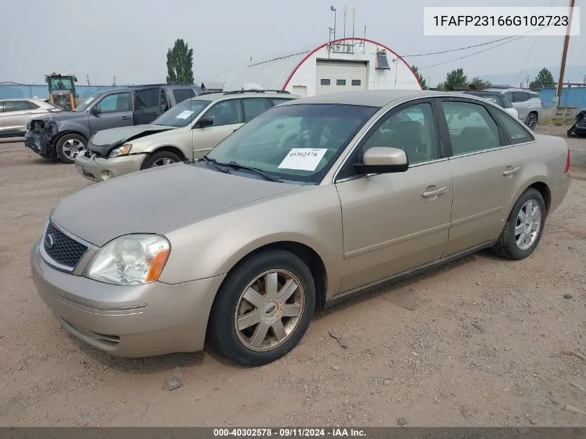 2006 Ford Five Hundred Se VIN: 1FAFP23166G102723 Lot: 40302578