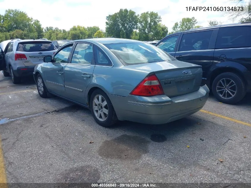 2006 Ford Five Hundred Sel VIN: 1FAFP24106G134873 Lot: 40356845