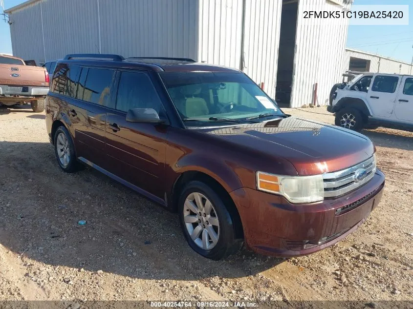 2FMDK51C19BA25420 2009 Ford Flex Se