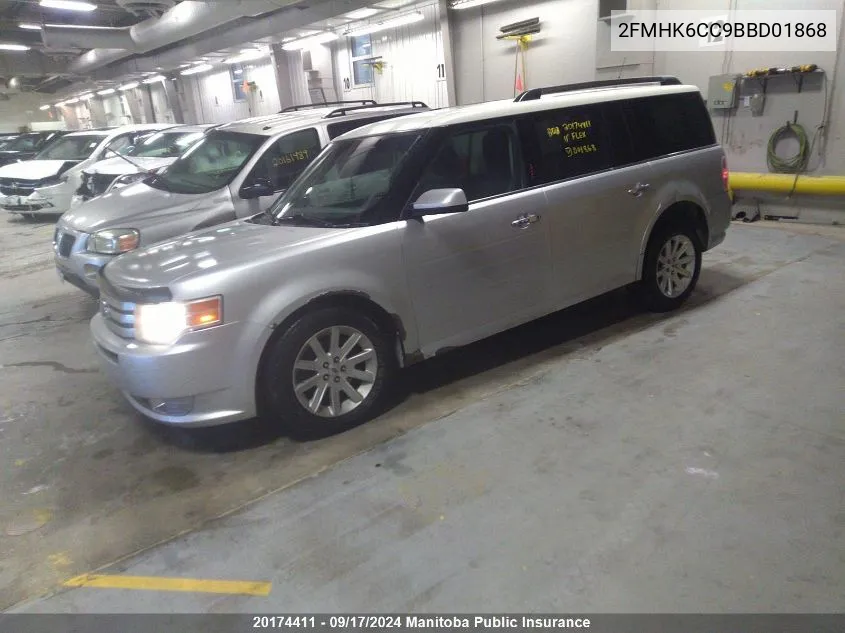 2011 Ford Flex Sel VIN: 2FMHK6CC9BBD01868 Lot: 20174411