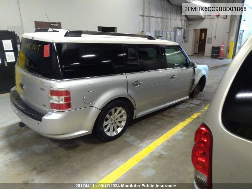 2011 Ford Flex Sel VIN: 2FMHK6CC9BBD01868 Lot: 20174411