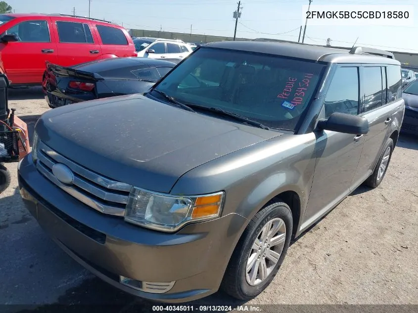 2012 Ford Flex Se VIN: 2FMGK5BC5CBD18580 Lot: 40345011