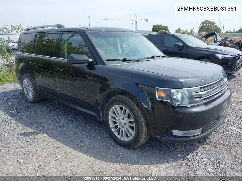 2014 Ford Flex Sel VIN: 2FMHK6C8XEBD31381 Lot: 12083817