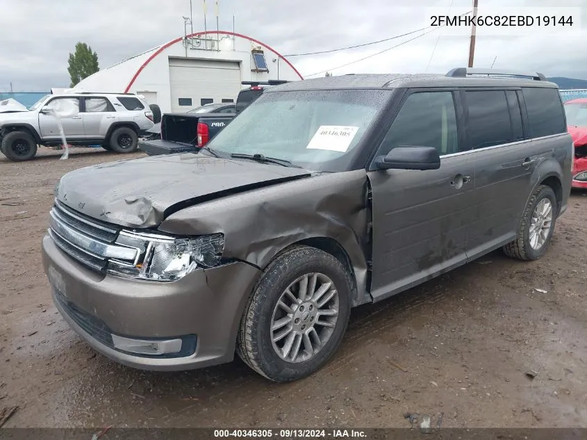 2014 Ford Flex Sel VIN: 2FMHK6C82EBD19144 Lot: 40346305