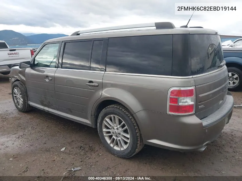 2014 Ford Flex Sel VIN: 2FMHK6C82EBD19144 Lot: 40346305