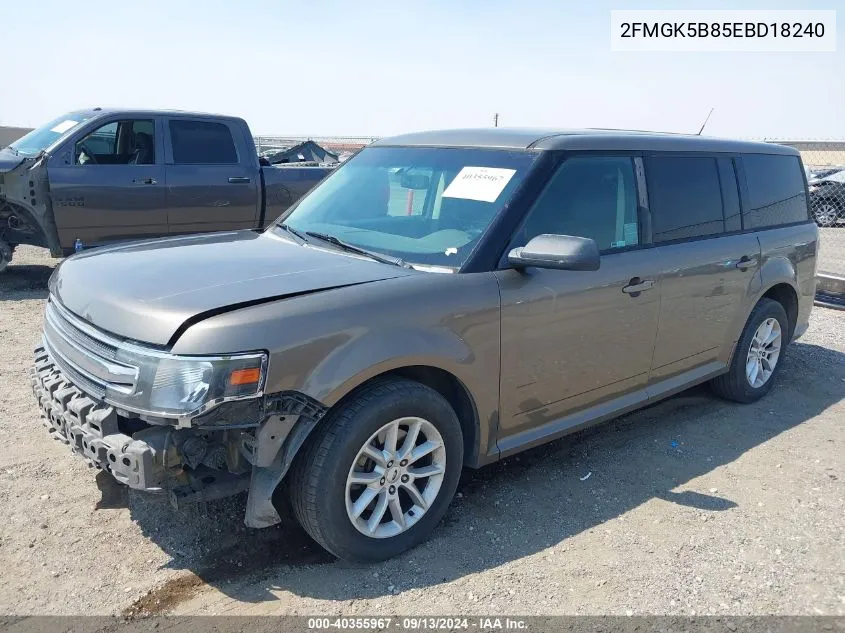 2FMGK5B85EBD18240 2014 Ford Flex Se